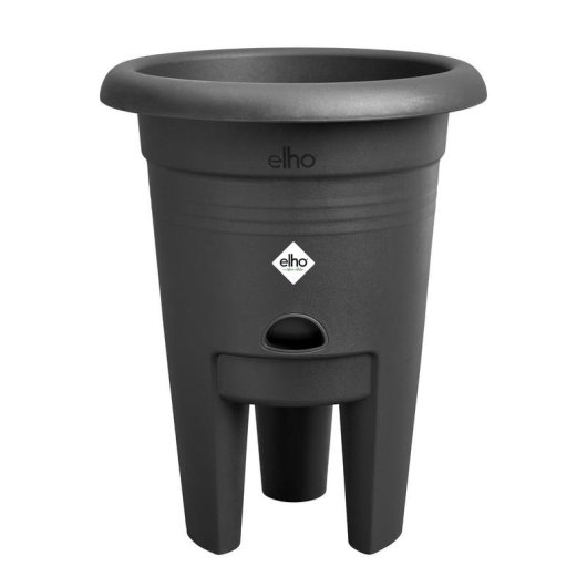 Vaso para Morangos Elho Green Basics 33 cm Negro Reciclado