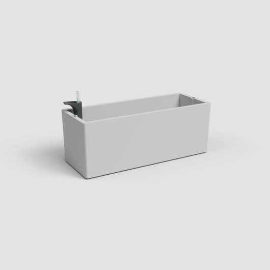 Jardinière Artevasi Rimini Gris Clair Système Arrosage Auto 17L