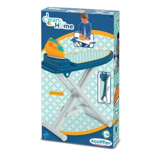 Table à Repasser Enfant Ecoiffier Clean Home avec Fer à Repasser Jouet