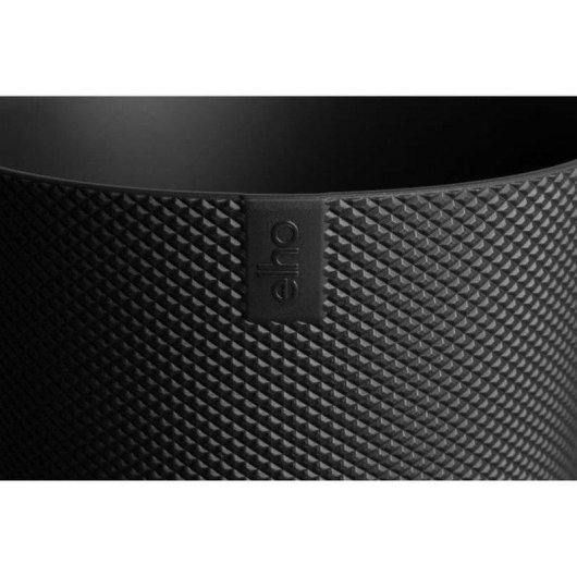 Vaso da interno Elho Jazz Rond Nero Ø26 H24 100% plastica riciclata