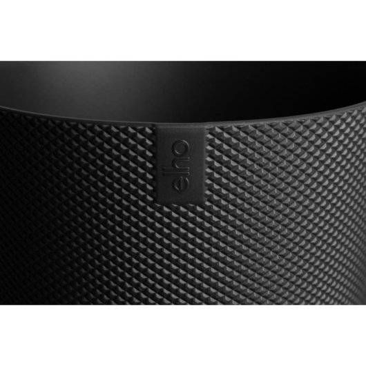 Vaso da interno Elho Jazz Rond Nero Ø26 H24 100% plastica riciclata