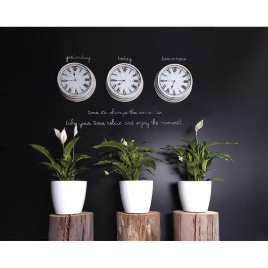 Vaso Artevasi San Remo 42 BR Branco Brilho Interior/Exterior Pack 2
