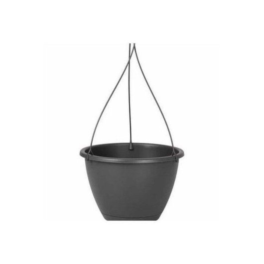 Vaso Sospeso Artevasi Algarve 8 L Grigio Antracite Opaco 31x31x20,5 cm