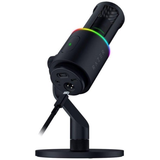 Micrófono Razer Seiren V3 Pro USB/XLR cardioide con filtro antipop