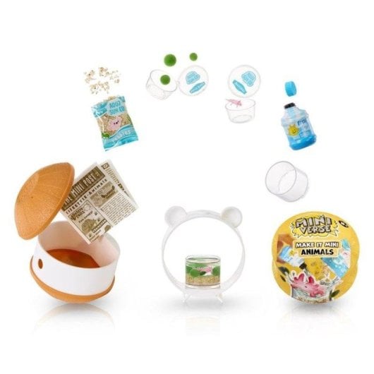 Kit de figuritas MGA Miniverse Make It Mini Animals Hábitats animales en miniatura