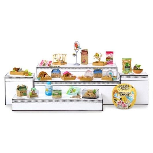 Kit de figuritas MGA Miniverse Make It Mini Animals Hábitats animales en miniatura