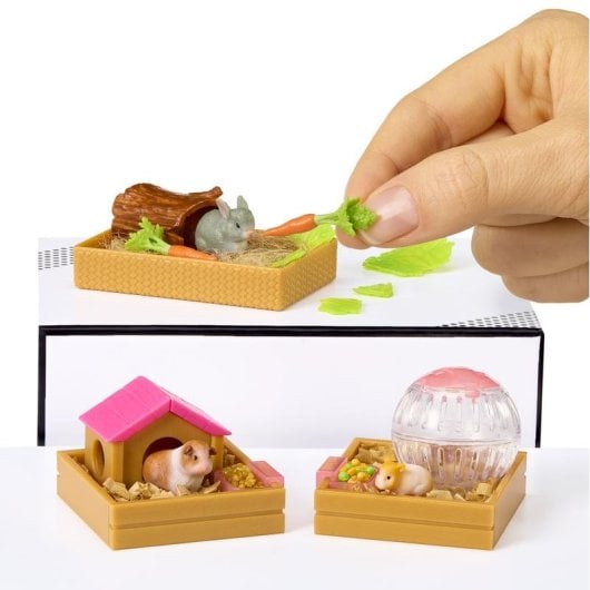 Kit de figuritas MGA Miniverse Make It Mini Animals Hábitats animales en miniatura