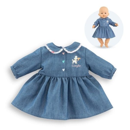 Vestido para boneca Corolle Week-end à Paris Cuelo Claudine Azul