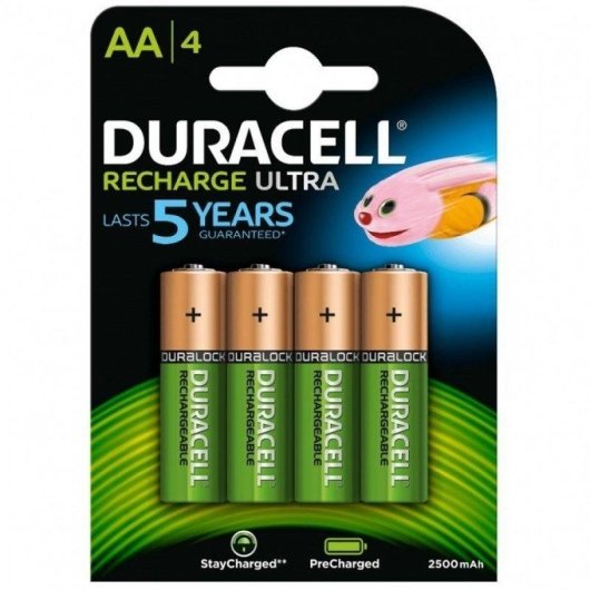 Akku Duracell HR6 AA 2650 mAh NiMH 1,2V 4er Set
