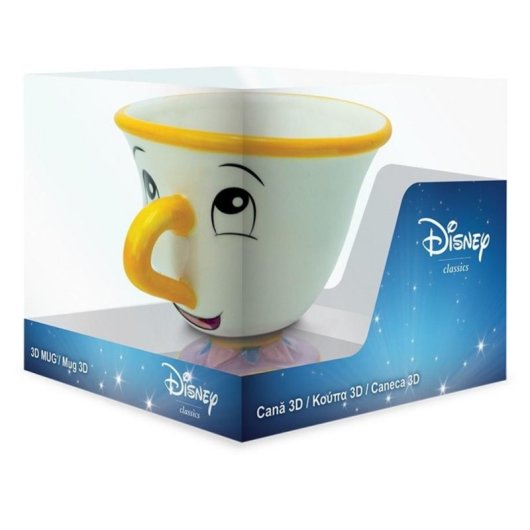 Tazza 3D ABYstyle Chip La Bella e la Bestia 250 ml Ceramica