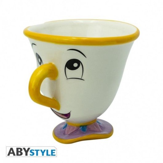 Tazza 3D ABYstyle Chip La Bella e la Bestia 250 ml Ceramica