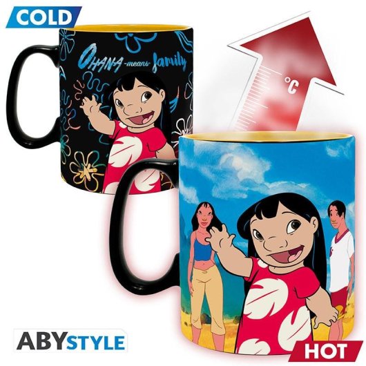 Tasse Thermocolor ABYSTYLE Lilo & Stitch 0,46 L