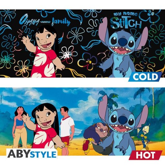 Tasse Thermocolor ABYSTYLE Lilo & Stitch 0,46 L