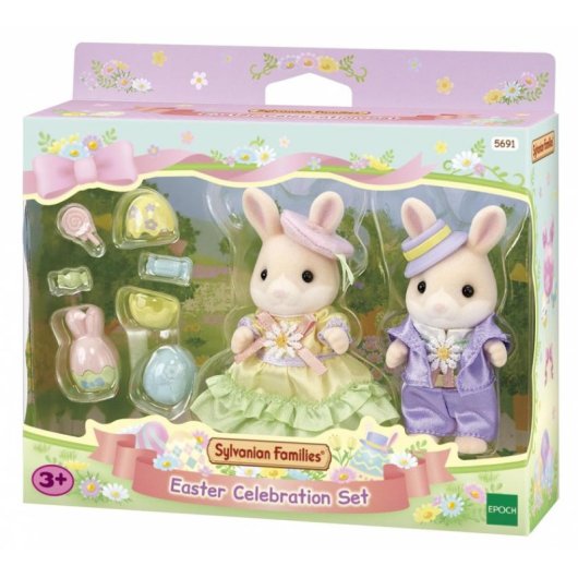 Set Sylvanian Families Marguerite Conejo Egg Hunt 2 Figuras