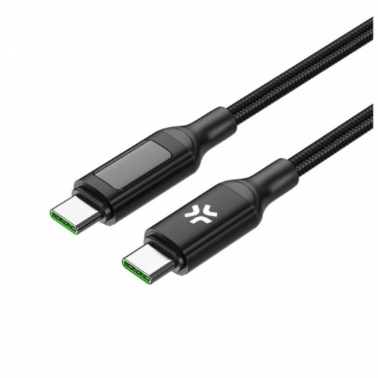 Câble USB C Celly 2 m Charge Rapide 100W Noir