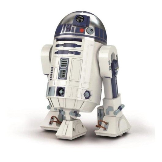 Robot Construible Clementoni R2-D2 con App, 80 Piezas y Movimiento Motorizado