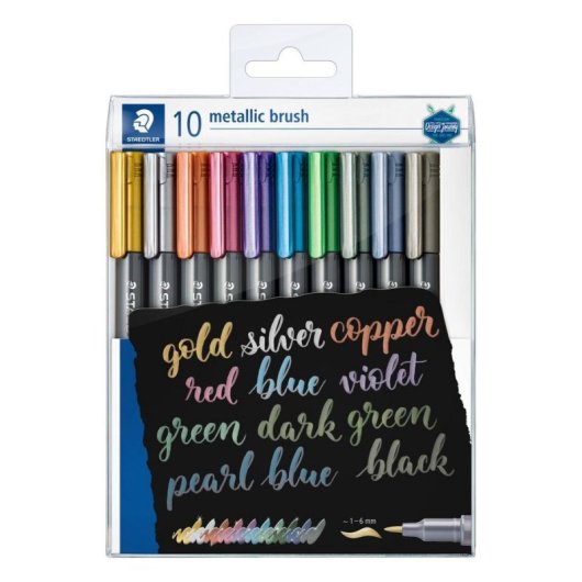 Staedtler Metallic Brush Filzstifte 10 Stück