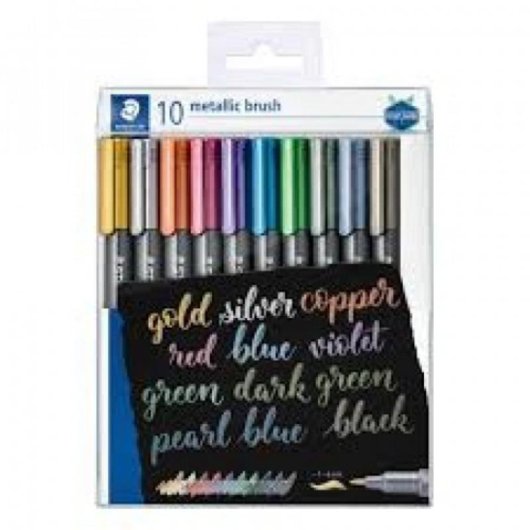 Staedtler Metallic Brush Filzstifte 10 Stück