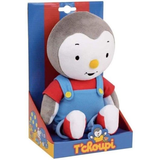 Peluche Jemini T'choupi 30 cm Poliestere Lavabile con Dettagli 3D