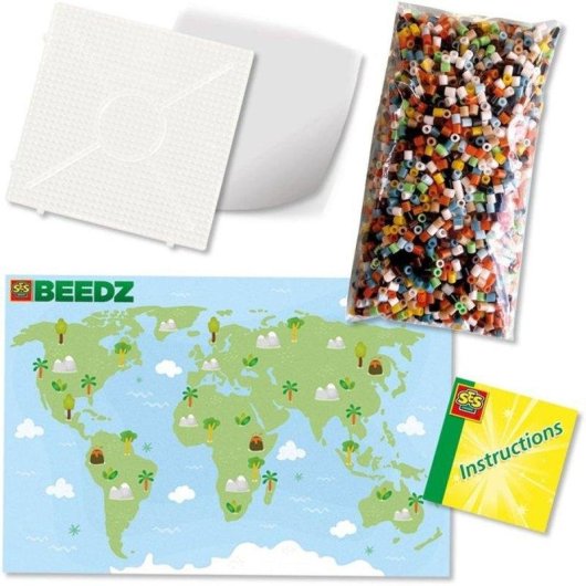 Kit criativo de pérolas para passar SES Creative Beedz 3500 multicolor