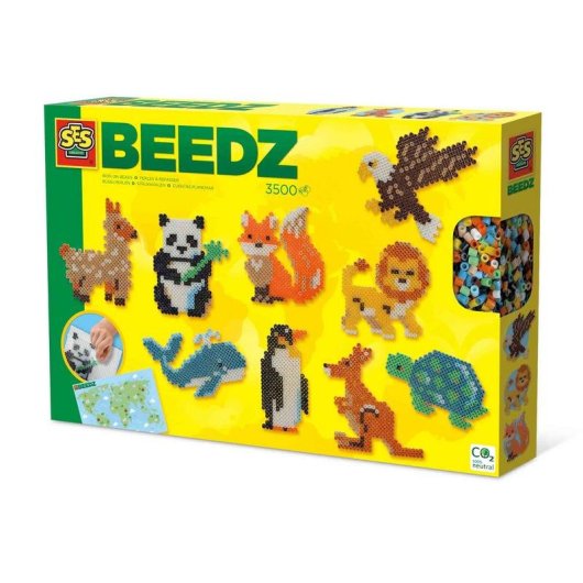 Kit criativo de pérolas para passar SES Creative Beedz 3500 multicolor