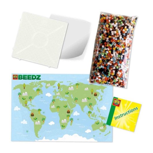 Kit criativo de pérolas para passar SES Creative Beedz 3500 multicolor
