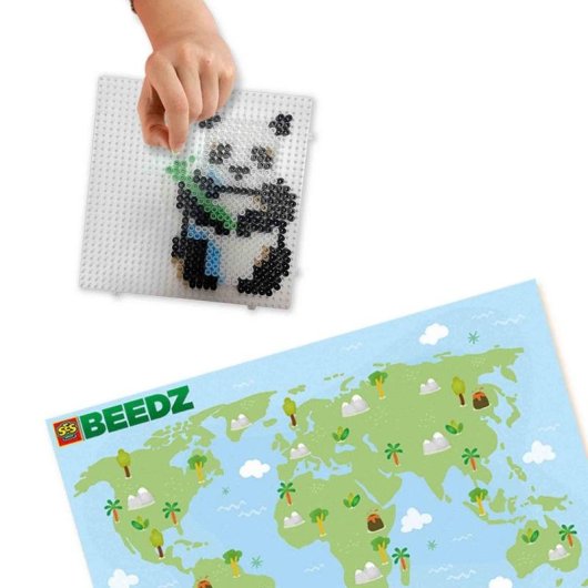 Kit criativo de pérolas para passar SES Creative Beedz 3500 multicolor