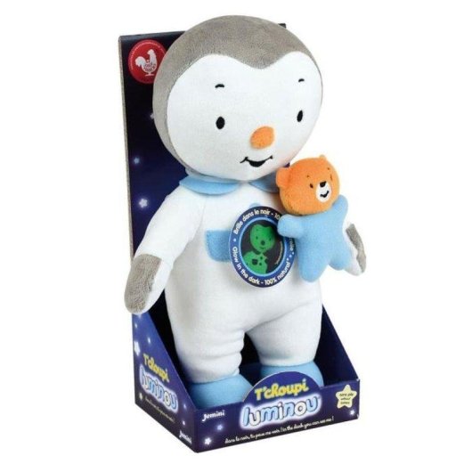 Peluche Jemini T'choupi Luminou Fotoluminescente 25 cm