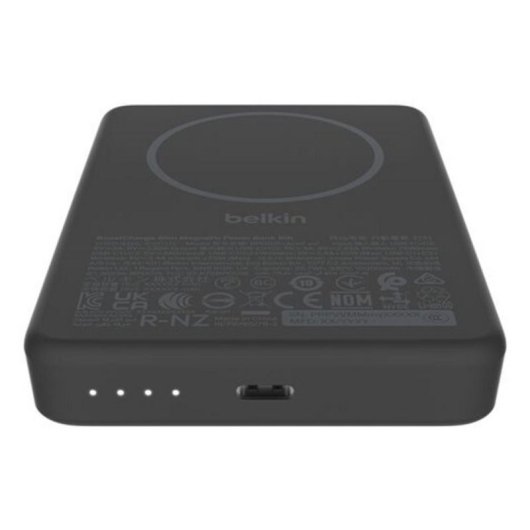 Batterie Externe Belkin 10 000 mAh 7,5 W MagSafe USB-C Noir