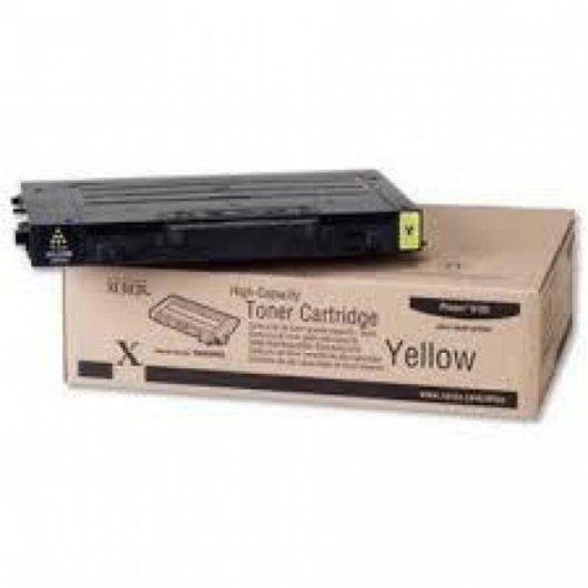 Cartucho de Toner Xerox Phaser 6100 Amarillo Estándar 2000 páginas