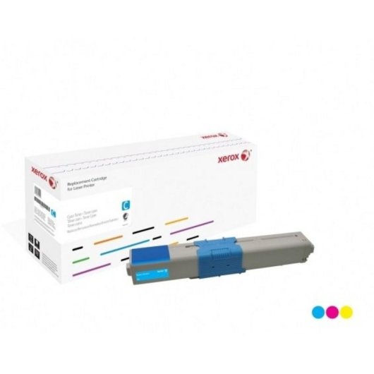 Cartucho de tóner Xerox amarillo compatible con impresoras Oki C510 C511 C530 C531 MC561 MC562