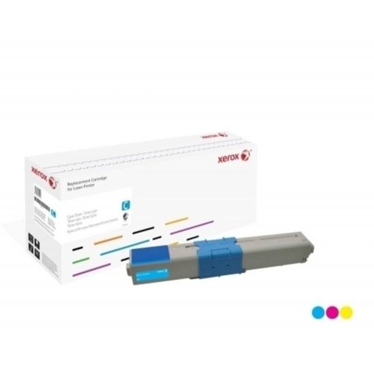 Cartucho de tóner Xerox amarillo compatible con impresoras Oki C510 C511 C530 C531 MC561 MC562