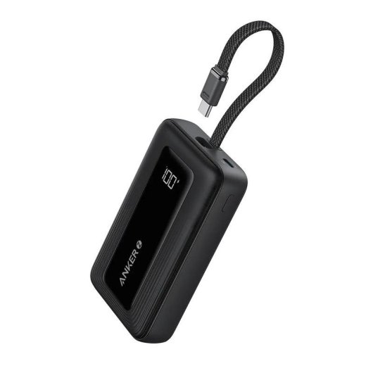 Powerbank Anker Zolo 10000 mAh Kabellos MagSafe 15W Schwarz