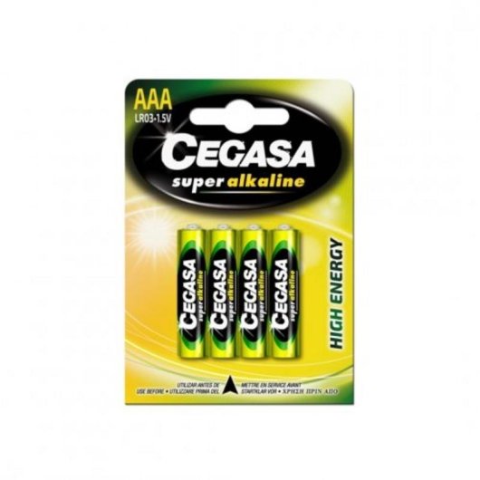 Pile Alcaline Cegasa LR03 Blister 4 Unités
