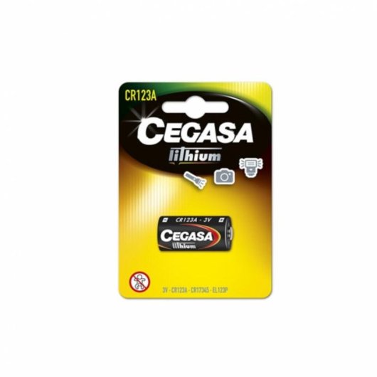 Pila Litio Cegasa CR123A 3V