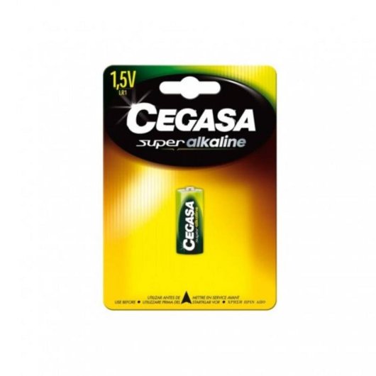 Pilha Super Alcalina LR1 Cegasa 1,5 V