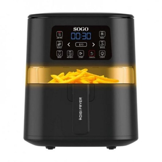 Fritteuse ohne Öl Sogo SS10820 4L 1600W mit Sichtfenster