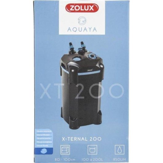 Außenfilter Zolux X-ternal 200 850 L/h 9,3 W mit Pumpe und drehbarem Auslass