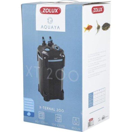 Außenfilter Zolux X-ternal 200 850 L/h 9,3 W mit Pumpe und drehbarem Auslass