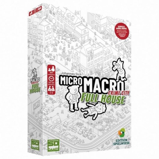 Jeu de plateau Sd Games Micro Macro Full House Coopératif 1-4 Joueurs