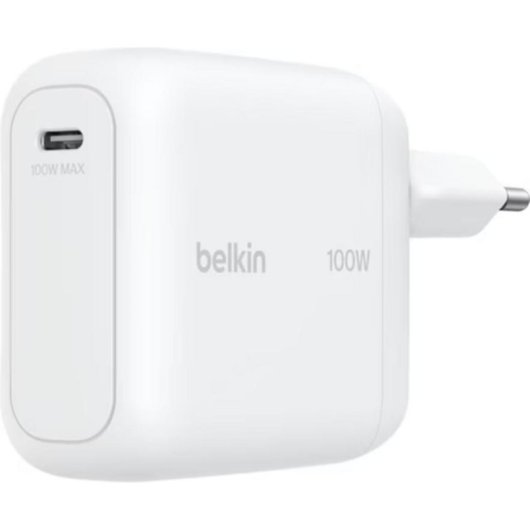 Chargeur Mural USB-C GaN Belkin BOOSTCHARGE 100W Blanc