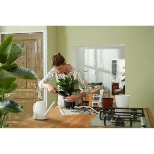 Inserto Autoannaffiante Elho Ø33 cm Nero per Vasi d'Interno - Plastica 100% Riciclata