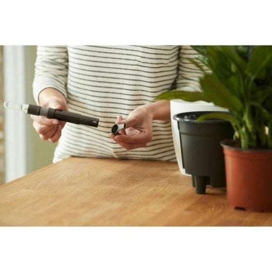 Inserto Autoannaffiante Elho Ø33 cm Nero per Vasi d'Interno - Plastica 100% Riciclata