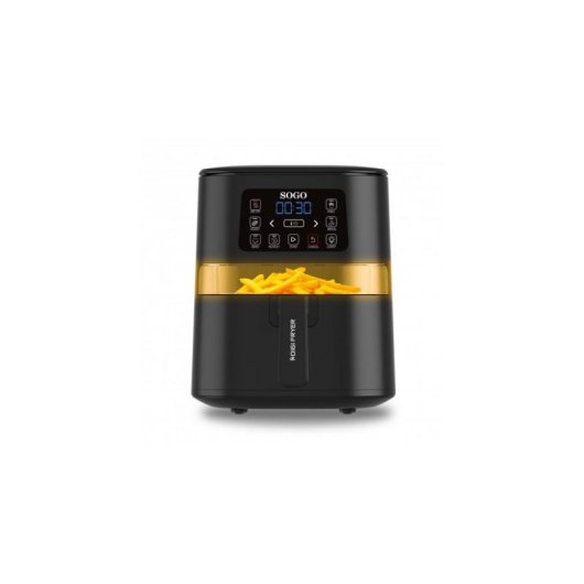 Airfryer SOGO FRE-SS-10820 4L 1600W Onafhankelijk Zwart