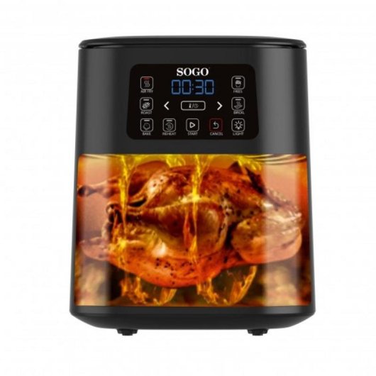 Airfryer SOGO FRE-SS-10820 4L 1600W Onafhankelijk Zwart