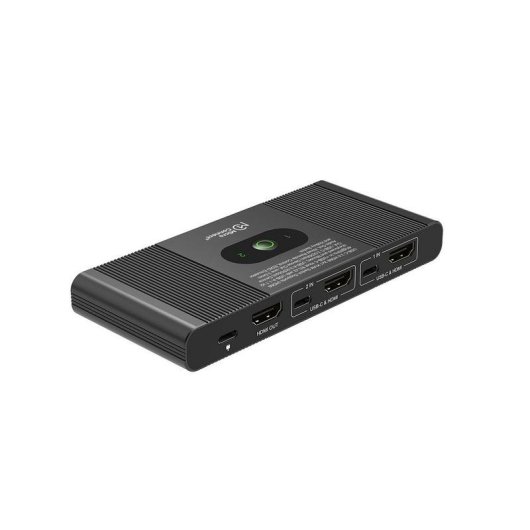 MicroConnect KVM Switch 2 Ports HDMI USB-C 4K Ultra HD