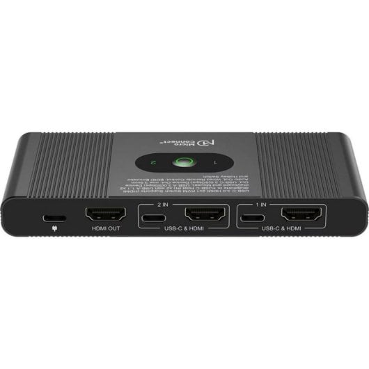 MicroConnect KVM Switch 2 Ports HDMI USB-C 4K Ultra HD