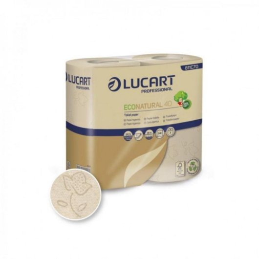 Papel Higiênico Lucart EcoNatural Pack 40 unidades