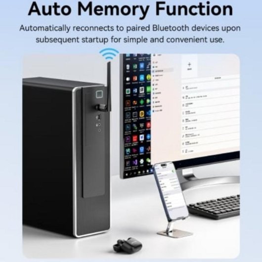 Adaptateur USB Vention Bluetooth 6.0 avec Antenne à Haut Gain