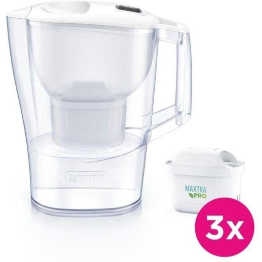 Wasserfilterkanne Brita Aluna Calendar Weiß 2,4 L 3 Filter